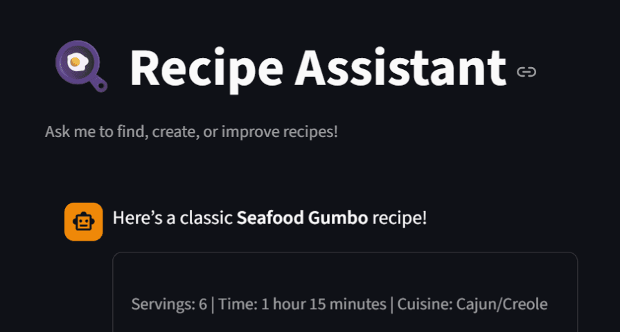 Recipe Assistant